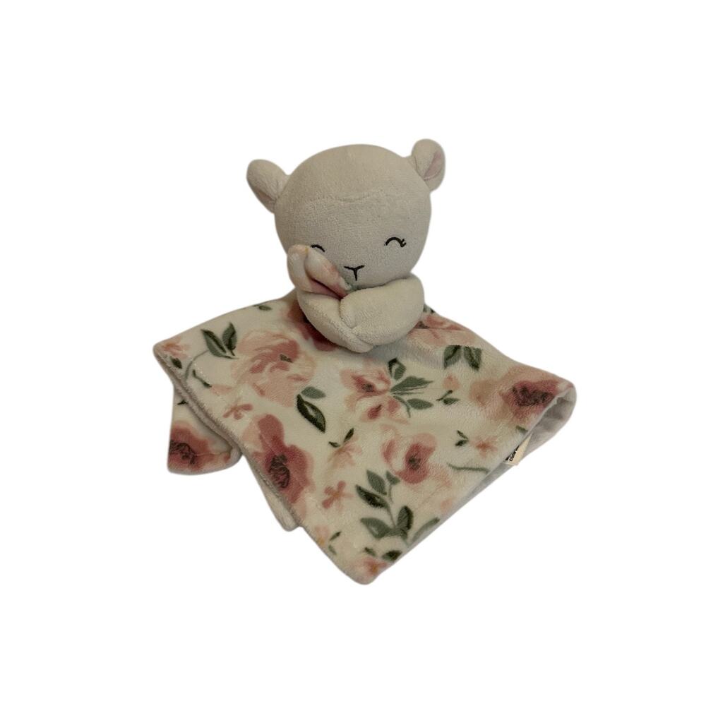 Modern Moments Sheep Lamb Floral Flower Lovey Baby Blankie Walmart Garden Toy